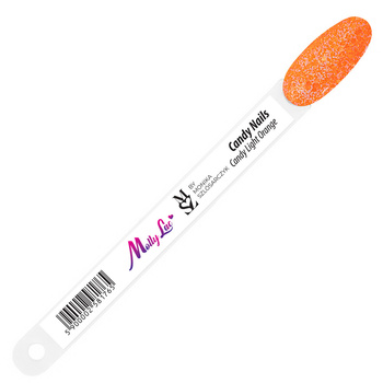 Modèle de bâtonnets Candy Nails Light Candy Orange par Monika Szlósarczyk MollyLac