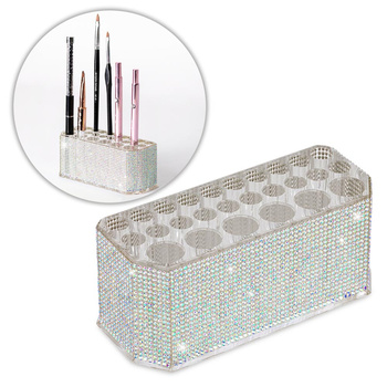 Support de rangement pour pinceaux avec strass