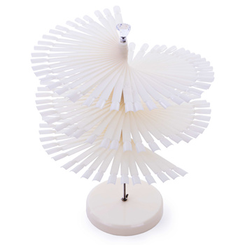 Modèle carrousel avec support pour 120 ongles en plastique