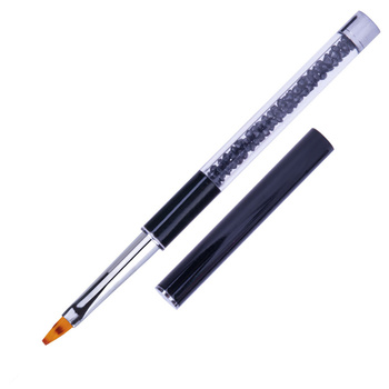 Pinceau pour ombre Glam Line avec strass noirs No Name n° 6