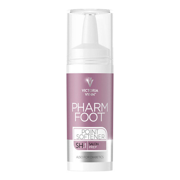 Flüssigkeit zur punktuellen Anwendung bei Hornhaut und eingewachsenen Nägeln mit 30 % Urea – Victoria Vynn Pharm Foot POINT SOFTENER 15 ml