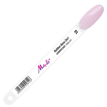 Rubber Base 2-in-1 Camouflage Baby Girl No. 10 stick template