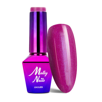 Smalto ibrido Molly Nails Bling it on! Purple Chic 8 g n. 504