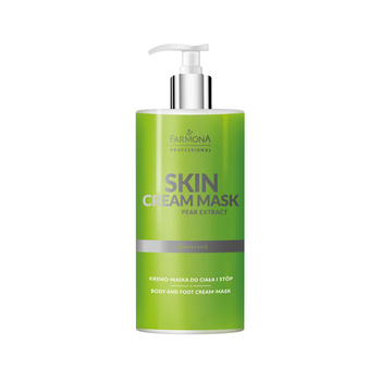 Masque-crème pour le corps et les pieds Farmona Skin Cream Mask à l'extrait de poire, 500 ml