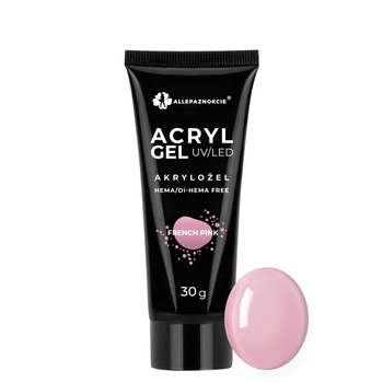 Gel acrylique Allepaznokcie HEMA/Di-HEMA Free French Pink 30 g