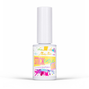 Base adhésive pour la fixation d'autocollants STICKease glue Molly Nails by Laskovska, sans HEMA/Di-HEMA, 7 g