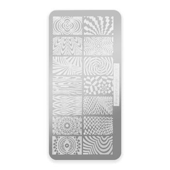 Plaque pour tampons à motifs Finger Angel V17