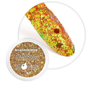 Poudre pour ongles Glitter Bomb Effect Allepaznokcie n° 01