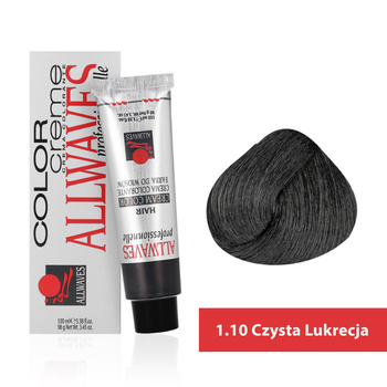 Teinture capillaire Allwaves Cream Color unique unique réglisse pure 1.10 100 ml