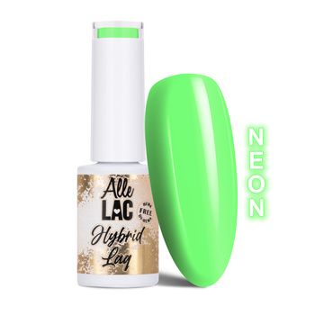 Vernis hybride AlleLac Over the Rainbow Neon sans HEMA/Di-HEMA, 5 g, n° 80