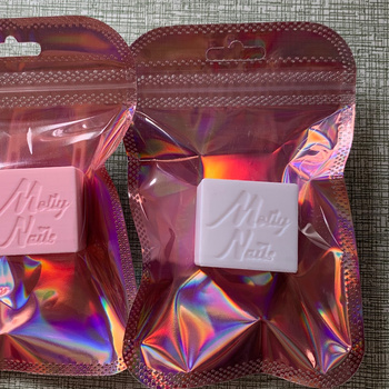 Aimant double face « œil de chat » avec bille Molly Nails, doré
