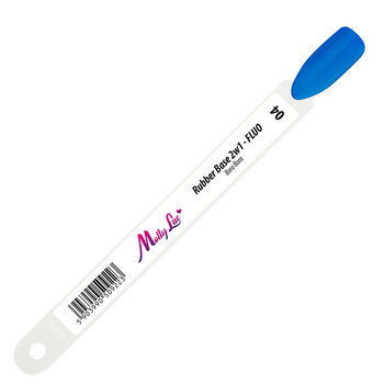 Campionario bastoncini Fluo Rubber Base 2 in 1 MollyLac Bora Bora senza HEMA/Di-HEMA n. 4