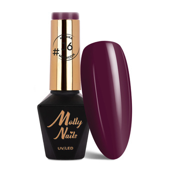 Vernis hybride Molly Nails Juicy par Monika Mielniczuk, sans HEMA/Di-HEMA, 8 g, n° J6