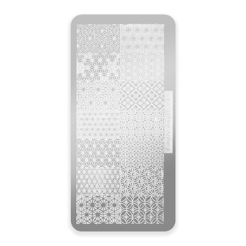 Plaque de tampons à motifs Finger Angel V19