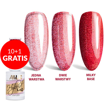 10 + 2 gratuits - Vernis hybride LED/UV Gel Polish n° 222 Édition limitée AlleLac 5 g