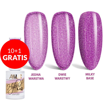 10 + 2 gratuits - Vernis hybride LED/UV Gel Polish n° 236 Édition limitée AlleLac 5 g