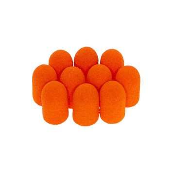 Capuchons pour pédicure 7 mm, grain 150, 10 pièces, Fabric Podo AlleMed, orange