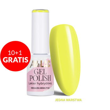 10 + 2 gratuits - Vernis hybride LED/UV Gel Polish Édition limitée « Yellows » Y5 Citrus AlleLac sans HEMA/Di-HEMA, 6 g