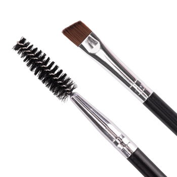 Pinceau cosmétique double face à pointe biseautée pour le henné, pinceau pour sourcils et cils