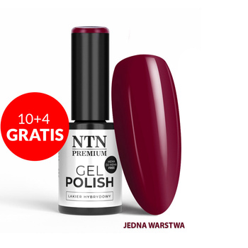 10 + 4 gratuits - Vernis hybride LED/UV Gel Polish Reds n° 571 Édition limitée NTN Premium sans HEMA/Di-HEMA 5 g