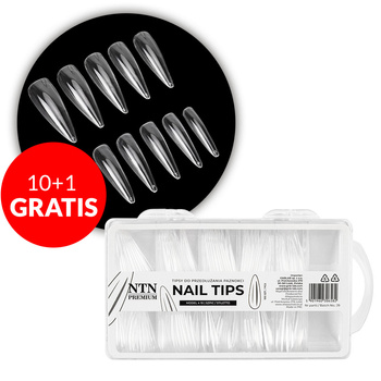 Faux ongles pour une extension rapide des ongles Nail Tips NTN Premium pointus, 100 pièces