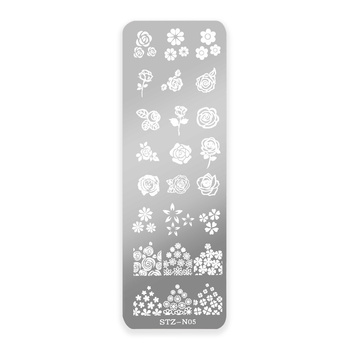 Plaque pour tampons à motifs STZ-N05