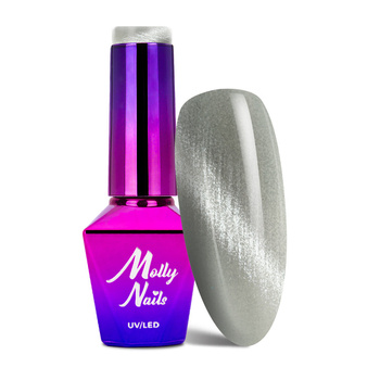 Vernis hybride Molly Nails Crystal Water Cat Eye 8 g n° 161