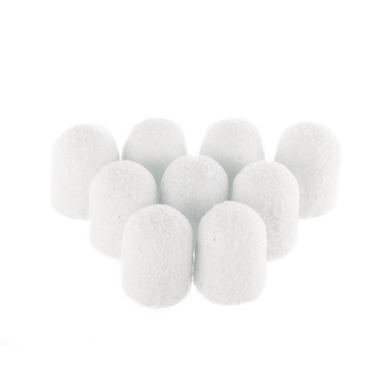 Capuchons pour pédicure 7 mm, gradation 180, 10 pièces, Fabric Podo AlleMed, blanc