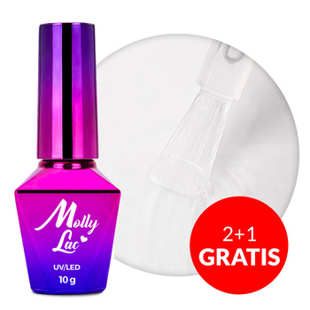 2+1 gratuit : Vernis de finition matifiant sans rinçage MollyLac Matte Me Clear 10 g
