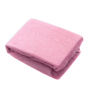Drap en éponge rose clair