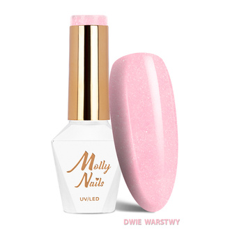 Vernis hybride Molly Nails Wedding Yes, I Do Delicate Princess sans HEMA/Di-HEMA, 8 g, n° 24