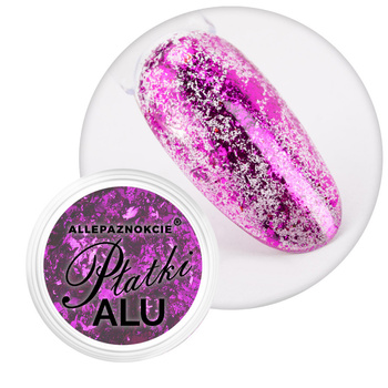 Poudre pour ongles métallique « Płatki Alu » Allepaznokcie 0,2 g n° 17
