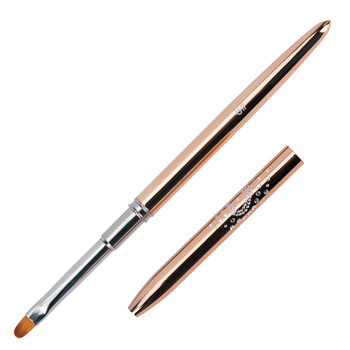 Pinceau ovale en métal pour gel No Name n° 6