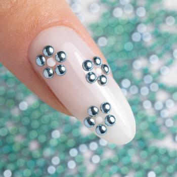 ShinePins : clous lisses, strass, décorations pour ongles, mini NTN Premium n° 6, 5 g
