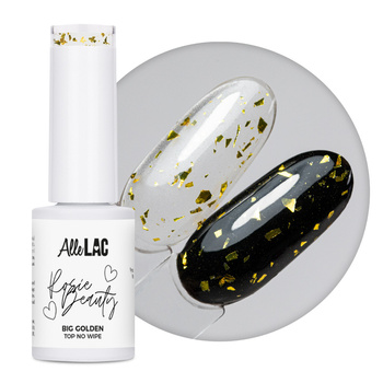Top coat effet film découpé « Big Golden Top No Wipe » AlleLac x Rosie Beauty 6 g