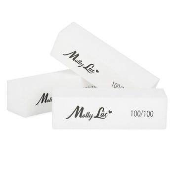 Bloc de polissage MollyLac 100/100 Premium blanc, 1 pièce