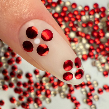 ShinePins : clous lisses, strass, décorations pour ongles, format large, NTN Premium n° 8, 5 g