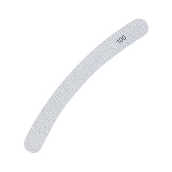 Recharges abrasives pour lime métallique en forme de banane, motif zébré, grain 100, lot de 10 pièces