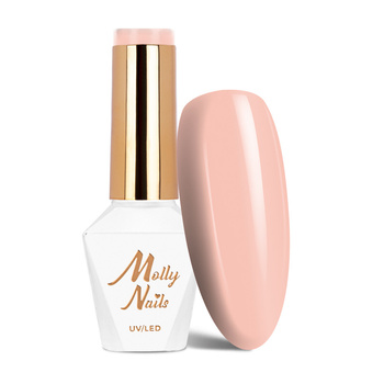 Vernis hybride Molly Nails « I'm Nudelover » Porcelain, sans HEMA/Di-HEMA, 8 g, n° 521