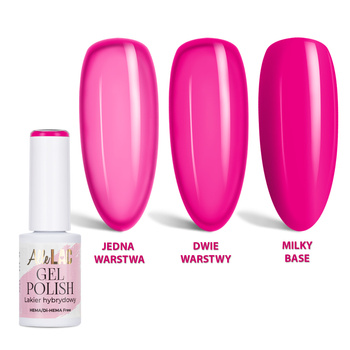 Vernis hybride LED/UV Gel Polish Édition limitée Pinks PI29 Amaranth AlleLac sans HEMA/Di-HEMA 6 g
