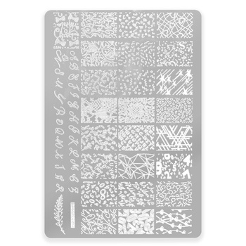Plaque à motifs pour tampons plus-036