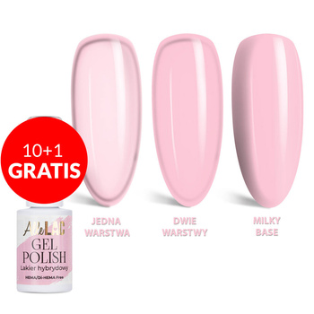 10 + 1 gratuit Vernis hybride LED/UV Gel Polish Nudes N5 Sweet AlleLac sans HEMA/Di-HEMA 6 g