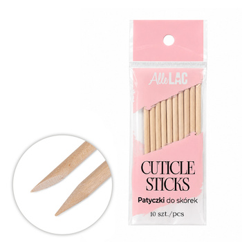 Bâtonnets en bois d'oranger AlleLac, 10 pièces, longueur 9,5 cm
