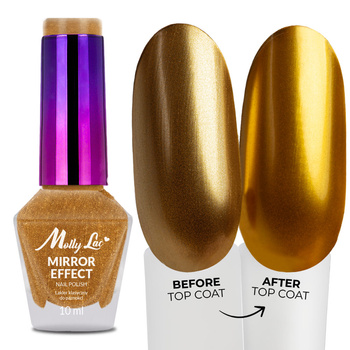 Vernis classique MollyLac Mirror, effet miroir/métallisé, n° 14, 10 ml