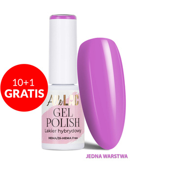10 + 2 gratuits - Vernis hybride LED/UV Gel Polish Édition limitée « Purples » P13 Velvet AlleLac sans HEMA/Di-HEMA, 6 g