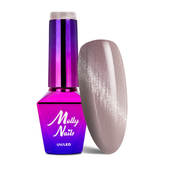 Vernis hybride Molly Nails Crystal Water Cat Eye 8 g n° 163