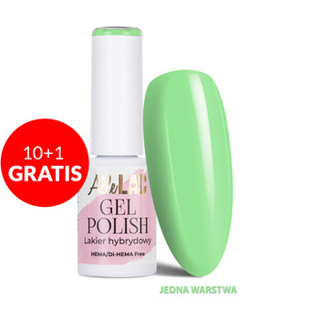10 + 2 gratuits - Vernis hybride LED/UV Gel Polish Édition limitée Greens G9 Pistachio AlleLac sans HEMA/Di-HEMA 6 g