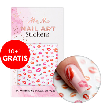 Autocollants pour ongles fins et adhésifs sur le thème de la Saint-Valentin CA-568