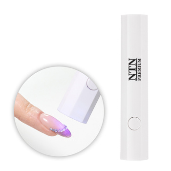 Lampe à ongles LED 3 W NTN Premium pour vernis hybrides et gels 8806 blanche