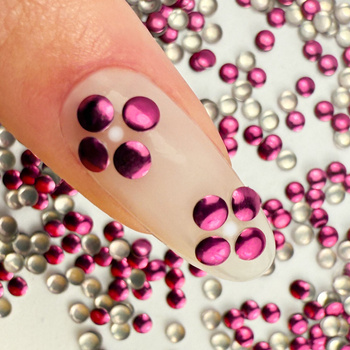 ShinePins : clous lisses, strass, décorations pour ongles, format large, NTN Premium n° 9, 5 g